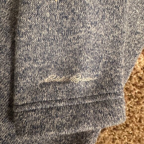 Eddie Bauer Radiator Fleece Long Full Zip Jacket Light Blue Women's Size Medium - Picture 4 of 7